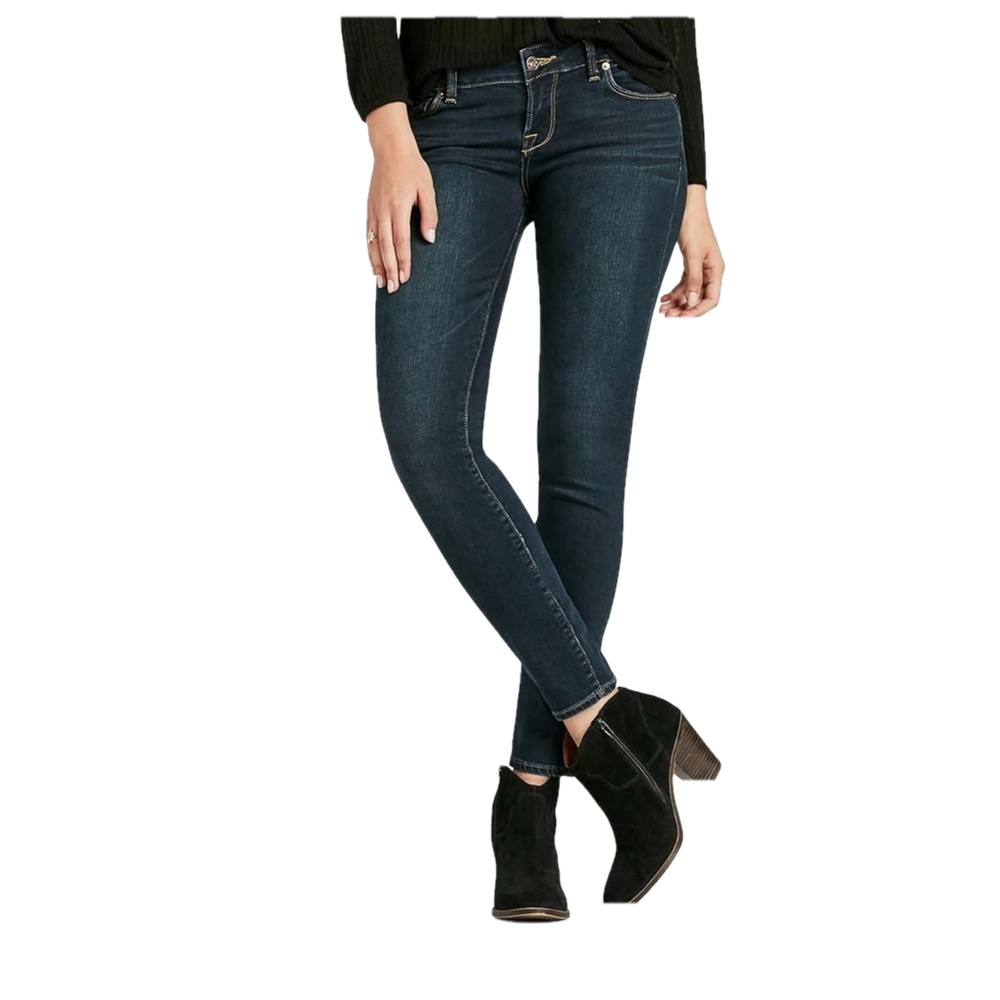 Lucky brand jeans size 24 BNWT dark wash straight leg